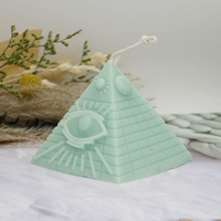 Großhandel Custom Aroma DIY Form Pyramide geformte Duft Craft Kerze