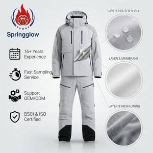 Tuta da Sci Personalizzata OEM <span class=keywords><strong>per</strong></span> Uomo, Impermeabile e Antivento, Completo da <span class=keywords><strong>Neve</strong></span> <span class=keywords><strong>per</strong></span> Uomini, Abbigliamento da Sci e <span class=keywords><strong>Neve</strong></span> all'Ingrosso - Product Image 4