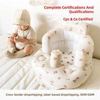 Canapé gonflable automatique pour bébé, anti-chute, respectueux de l'environnement, pour l'intérieur et l'extérieur