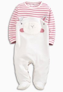 Online Shop Newborn Baby Cotton Stripe <b>Bear</b> Printed Mini Wear Romper Clothes - Product Image 4