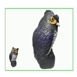 Souris de Chasse en Plastique pour Extérieur, Effaroucheur d'Oiseaux, Simulation de Hibou, Répulsif pour Oiseaux, Ornements de Jardin et de Cour pour la Lutte Antiparasitaire et la Chasse - Product Image 6