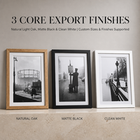 Set Bingkai Foto Kayu Grosir dengan Double Mat 5x7 8x10 11x14 16x20 A4 Bingkai Foto Hitam Oak Putih Pasokan Pabrik [MOQ]