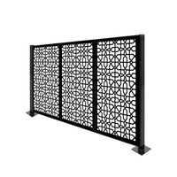Panneau de clôture de jardin en aluminium découpé au laser, idéal pour la sécurité des balcons – Vente chaude