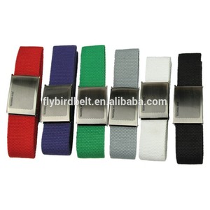 Sabuk Kanvas Anyaman Elastis yang Dapat Disesuaikan dengan Gesper Lipat Gaya Personal untuk Pria/Wanita/Remaja - Product Image 2