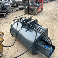 Godet mélangeur Yuezhuo 3000 kg haute efficacité pour excavatrice/chargeuse/pelle compacte, idéal pour le chargement de matériaux légers (ciment, sable)