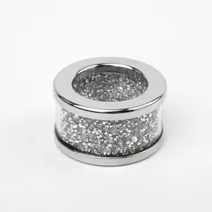 Кольца для салфеток с кристаллами из нержавеющей стали, Золотое винтажное прозрачное кольцо для салфеток, украшение для стола, Винтажное кольцо для салфеток