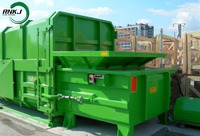 Compacteur de déchets à pression directe électrique horizontal de type split RNKJ pour la collecte et le transfert des ordures