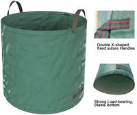 Prêt à expédier vente directe d'usine 80 gallons 300L vert pelouse et feuille sac vert Durable jardin déchets sac feuille sac