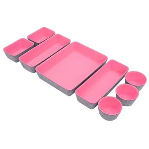 Boîtes de rangement en feutre avec couvercles pour tiroirs, organiseurs de bureau, boîtes de rangement pour loisirs créatifs, fournitures de bureau, stylos et notes - Product Image 6