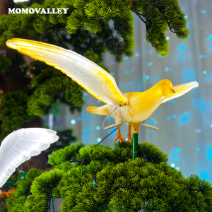 Momovalley Usine De Noël Led Éclairage Décoratif ABS 12V 75cm Multi Sound Bird Device Oiseau Volant Colombes Sculptures de Paix - Product Image 4