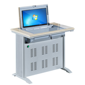 <span class=keywords><strong>Escritorio</strong></span> para Computadora con Monitor Abatible y Caja Fuerte Oculta, <span class=keywords><strong>Escritorio</strong></span> Moderno para Escuela/Taller para Uso en el Aula - Product Image 5