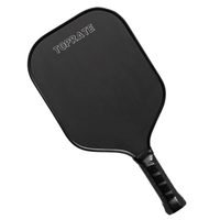 Toprate 12K T700 pagaie de pickleball en fibre de carbone contrôle de la rotation Surface de grain profond 16mm aluminium nid d'abeille puissance impression UV