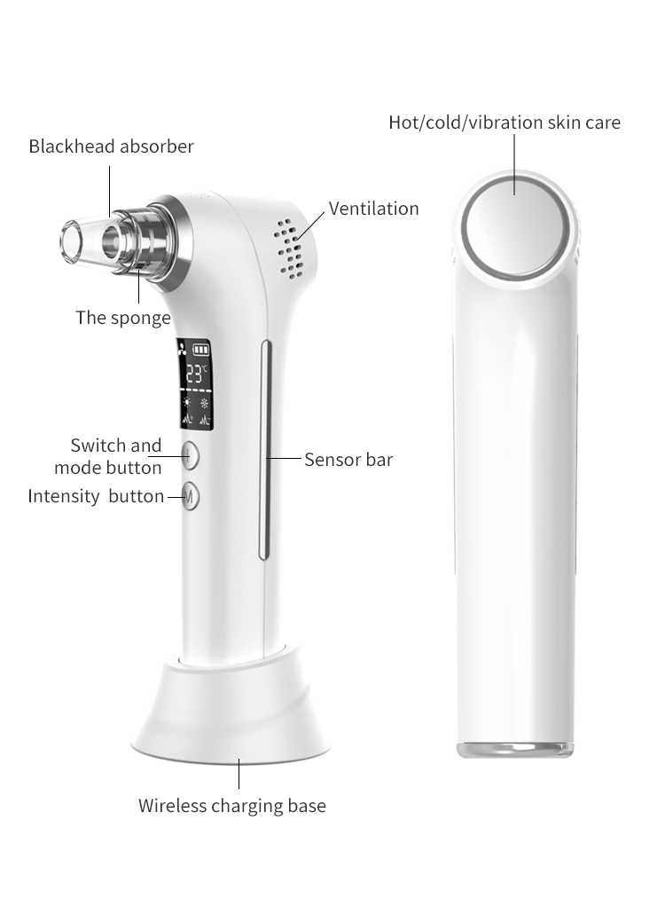 Blackhead Suction Facial Pores Electric Cleansing Device Face Vaccum Blackhead Remover