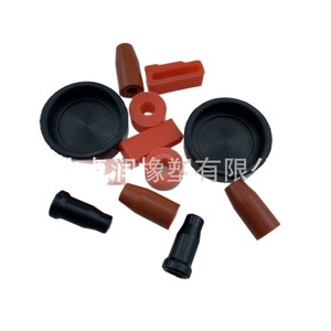 Pièces irrégulières en caoutchouc silicone sur mesure, moulées au moule Nd 40 pour composants mécaniques - Product Image 1