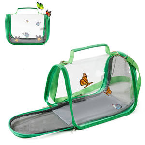 Transparent PVC Insecte Papillon Habitat Cage Portable En Plein Air Insecte Observateur Pliable Critter Box pour DIY <span class=keywords><strong>Observation</strong></span> Des <span class=keywords><strong>Insectes</strong></span> - Product Image 4