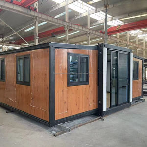 Chine Hôtel Maisons modulaires préfabriquées 20 pieds 40 pieds Conteneurs en verre <span class=keywords><strong>Maison</strong></span> extensible à vendre - Product Image 1