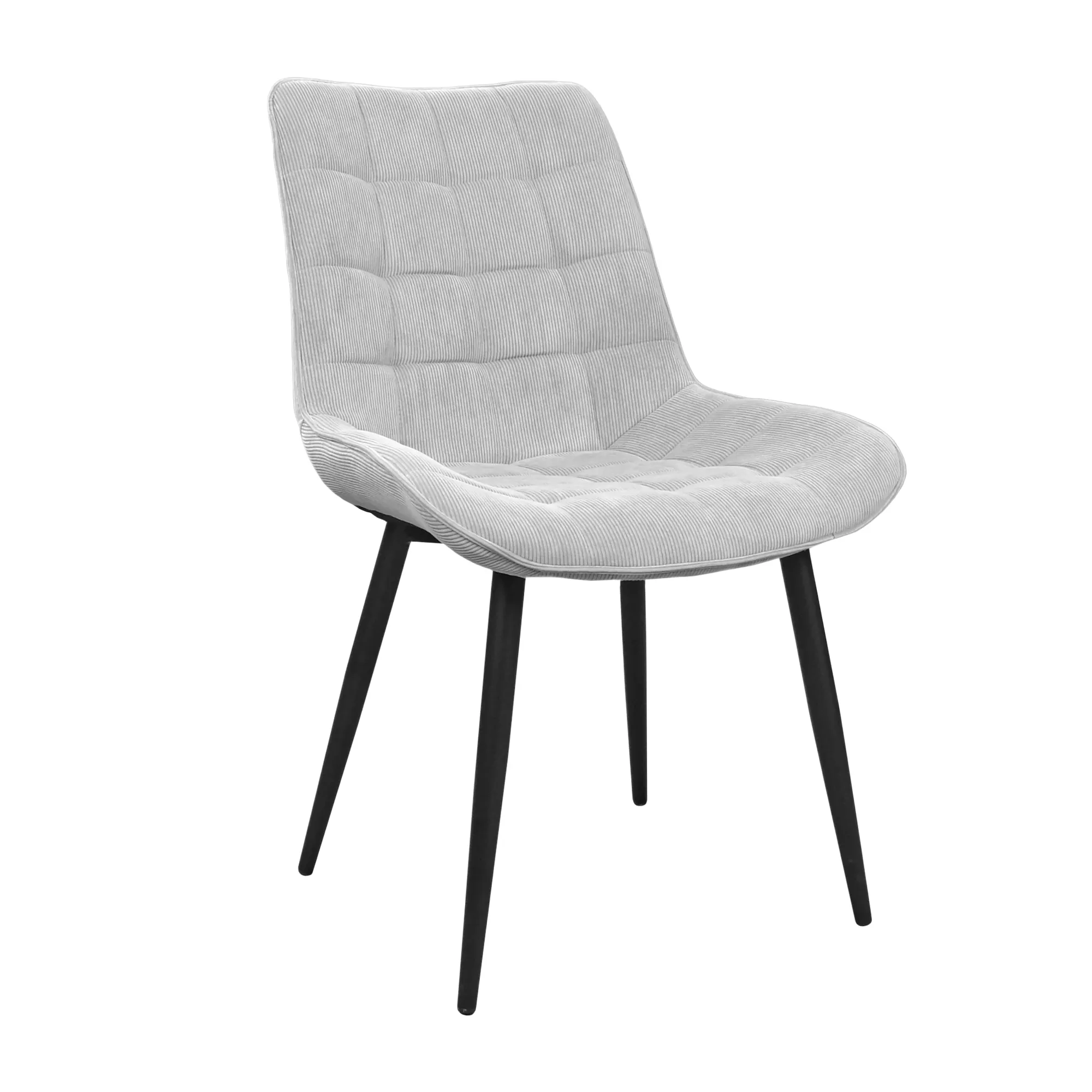 Modern Corduroy Chair Luxury Square Sewing Craft Velvet Accent Upholstered Dinning Chairs