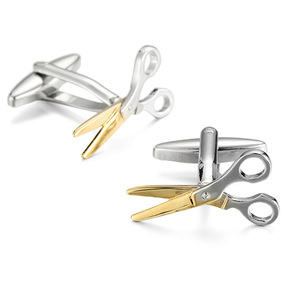 2023 thời trang tùy chỉnh thép không gỉ máy bay Golf hình dạng sáng tạo Khuy măng sét cho nam giới - Product Image 5