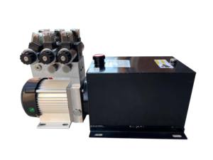 יחידת כוח הידראולית כוללת מנוע DC ללא פחמים ומשאבה הידראולית כפולת פעולה למשאית גרירה, פלטפורמת הרמה ורכב עבודה. - Product Image 2