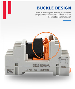 AIBEIKEN-Relé de potencia de bobina de CA, DPDT con base de enchufe con relé APAN3124, 12V, 24V, 110V, 220V - Product Image 5