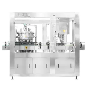Large Automatic Juice / Soda / Beer Aluminum Tin Can Filling Line Machine