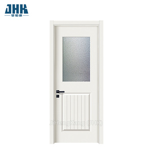 Porte en verre pour intérieur de haute qualité, modèle JHK-G11, vitre trempée givrée blanche, 1 panneau, rainurage en V, confort optimal. - Product Image 1
