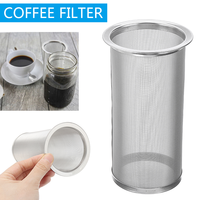 Infuseur à thé et fruits réutilisable en acier inoxydable en forme de cône 8*125CM pour café infusé à froid, café glacé, limonade