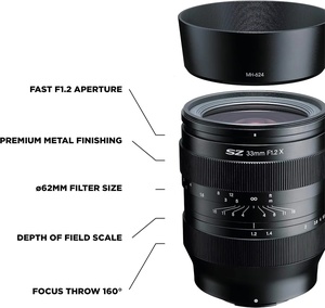 Objectif Tokina SZ 33mm F/1.2 (Fuji X) - Product Image 2