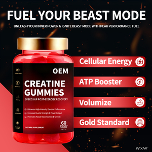 Gomitas de Creatina que Aceleran el Proceso de Recuperación Después del Ejercicio, Mejoran el Rendimiento de los Entrenamientos de Alta Intensidad. - Product Image 4