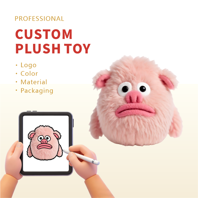 OEM ODM Service Customized Cute Plush Character Doll Customized Stuffed Animal Cartoon Animation Plush Toy Doll Kids Gift