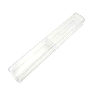 Holder Gift Crystal Pen Packaging Boxes Stationery Plastic Transparent Pen Case
