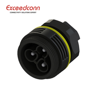Conector de Cable Macho de 3 Pines, 17.5A, 450V CA, EP030-1124-00, IP68, para Iluminación de Paisajes