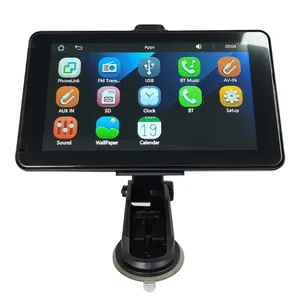 Portable Wireless Carplay 7inch 2.5D IPS Touch Screen easy Installation Car Radio Portable GPS Linux System