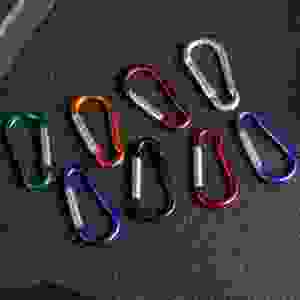 Gourd-Shaped Carabiner Spring-Loaded <b>Hook</b> Climbing Buckle Water Bottle <b>Clip</b> Outdoor Aluminum Alloy CN - Product Image 2