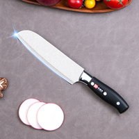 Beginners Santoku-mes 30Cr13 roestvrij staal keukenmes traditionele stijl lichtgewicht voor groenten en vlees