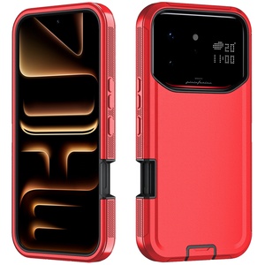 Étui <span class=keywords><strong>robuste</strong></span> pour Infinix Note 60 Ultra Note 60 Pro 5G Hot 70 Smart 20 4G, coque résistante et <span class=keywords><strong>robuste</strong></span> à trois couches, antichoc - Product Image 1