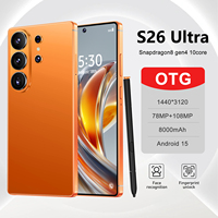 Smartphone S26 Ultra 5G LTE Android 15, 16 Go RAM + 1 To ROM, Écran OLED HD 7,3 Pouces 120Hz, Double SIM 108MP, Version Globale Débloquée, Charge Rapide 120W