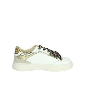 Zapatillas Deportivas para Niña Gaelle Paris, Blancas y Doradas, con Suela Gruesa - Product Image 4