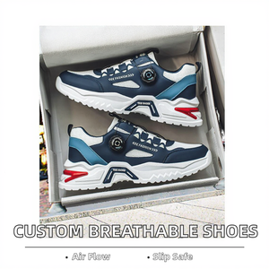 Zapatos Deportivos de Diseño, Casuales, Transpirables, Planos, para Caminar, Ligeros, Cómodos y Personalizables para Hombre, Temporada de Primavera - Product Image 2