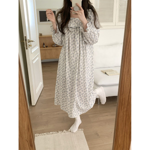 Pigiama da Donna Autunno 2025 Stile Tagliato con Collo Quadrato, Maniche Lunghe, Lunghezza Intera in Tessuto Intrecciato di MORNING - Product Image 4