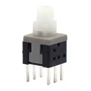 Personnalisation de prise en charge <span class=keywords><strong>d</strong></span>'achat à guichet unique 6 broches 5.8*5.8 Micro bouton-poussoir interrupteur autobloquant - Product Image 1