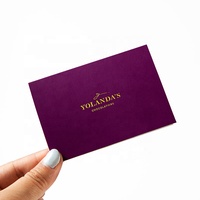 Carte de vœux de festival haut de gamme 400g 500g en papier spécial avec estampage à chaud et logo personnalisé