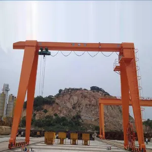 Factory supplier single beam 5 Ton Electric Hoist Gantry Travelling Crane