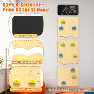 Estructura de escalada interior transfronteriza para niños, pared de escalada para salas infantiles de guarderías, educativa y familiar. - Product Image 2