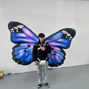 Costume <span class=keywords><strong>gonflable</strong></span> géant à ailes de papillon, modèle amusant à LED pour défilé Oxford - Product Image 2