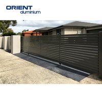 Certainement les portes en aluminium de portail en aluminium de conception puissante de la meilleure solution pour le revêtement de poudre de maisons
