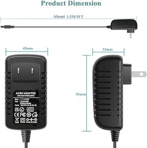 24V cung cấp điện DC ADAPTER với DC Phích cắm ac120v để dc24volts 2amps 1.5A 0.5A 200mA 100mA ABS Vật liệu Plug-in kết nối - Product Image 6