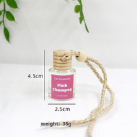 Diffuseur d'huiles essentielles d'aromathérapie de voiture de 35ml bouteille de parfum suspendue désodorisant décoration intérieure parfum de spa