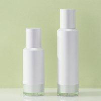 Botol Pompa Airless 15ml/30ml dengan Logo Kustom untuk Sampo & Krim BB Kemasan Kosmetik Portabel dengan Warna Kustom
