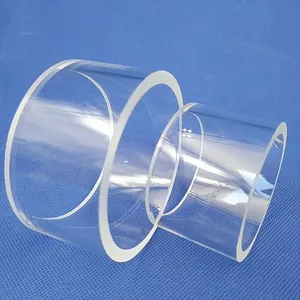 透明热卖大口径定制石英玻璃试管